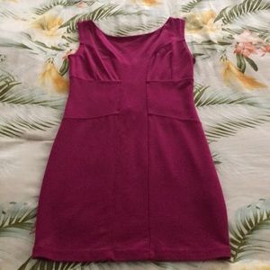 NWOT Guess purple low back dress